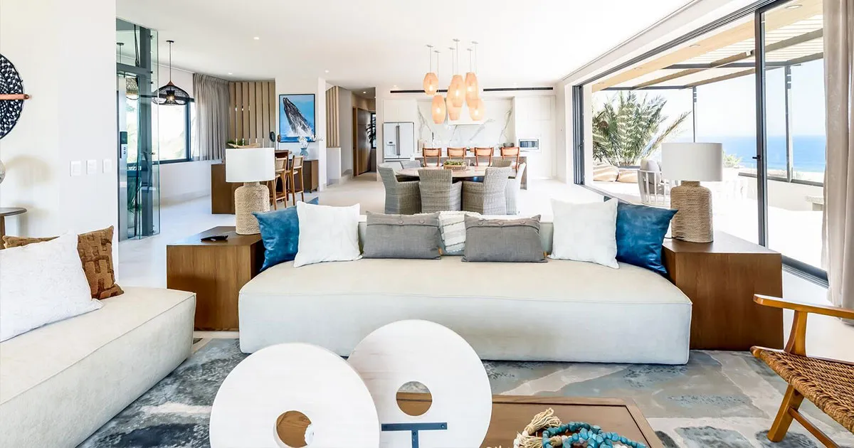 Luxury Los Cabos villa interior with panoramic ocean views - Ian Gengos exclusive high-end listing
