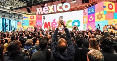 Los Cabos tourism promotion event at international travel trade show in Europe showcasing Mexico pavilion and destination marketing strategy
